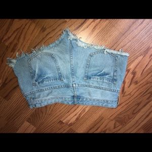 Gently worn jean shorts